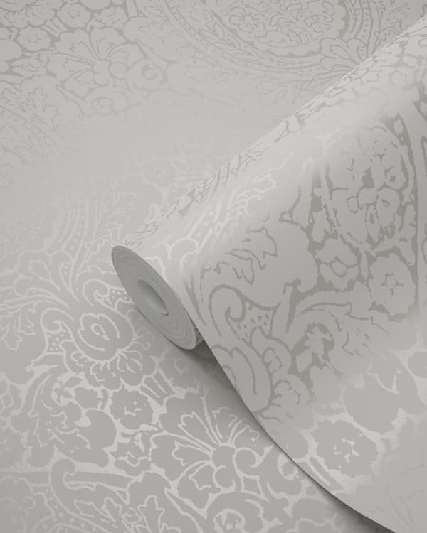 Origin Wallcoverings tapet ornament glänsande beige 53 cm x 10,05 m