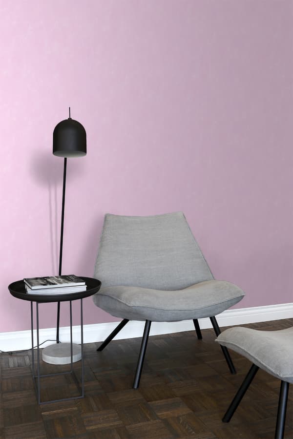 ESTAhome tapet matt enfärgad ljusrosa 53 cm x 10,05 m