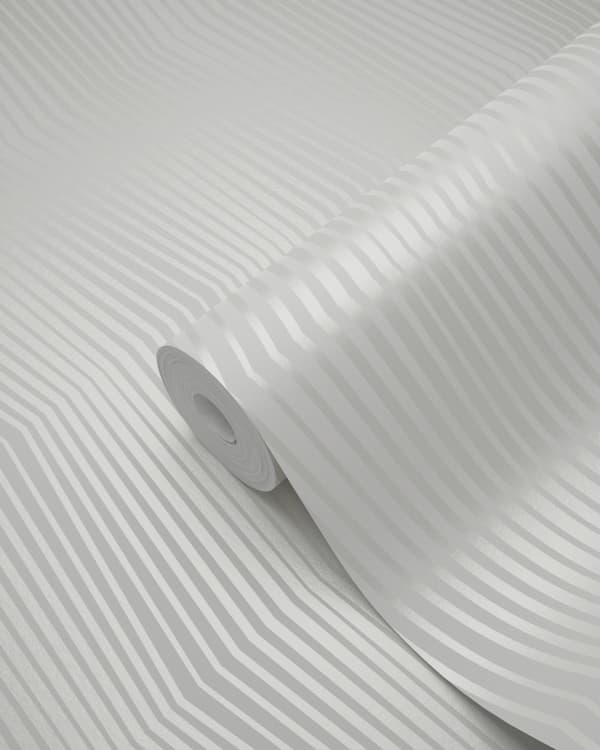 Origin Wallcoverings tapet grafisk tryk skinnende hvid 53 cm x 10,05 m