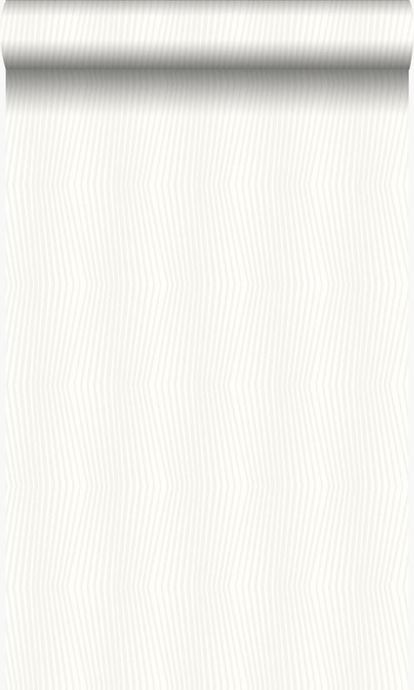 Origin Wallcoverings tapet grafisk tryk skinnende hvid 53 cm x 10,05 m