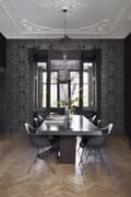 Miniatyrbillede 3 af 8: Origin Wallcoverings tapet ornament sort og skinnende bronze 53 cm x 10,05 m