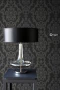Miniatyrbillede 7 af 8: Origin Wallcoverings tapet ornament sort og skinnende bronze 53 cm x 10,05 m