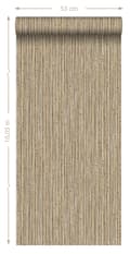 Miniatyrbillede 8 af 8: Origin Wallcoverings tapet bambus lysebrunt 53 cm x 10,05 m