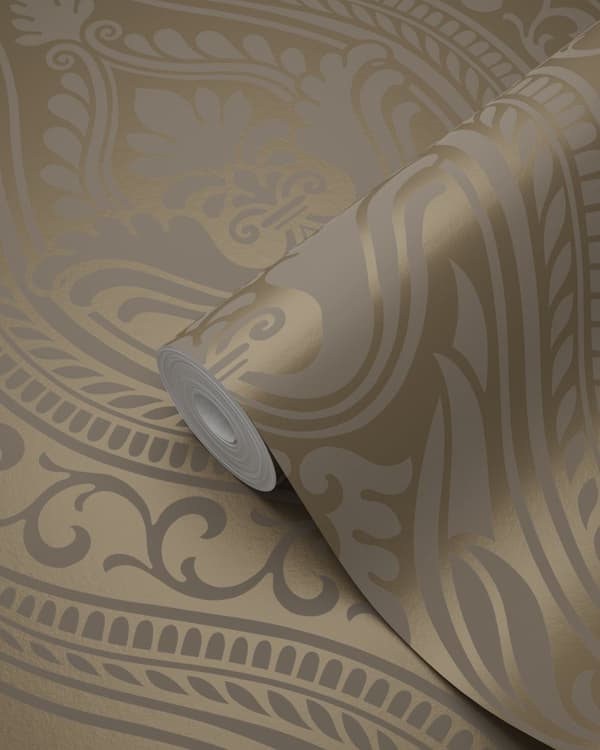 Origin Wallcoverings tapet ornament glänsande brons 53 cm x 10,05 m
