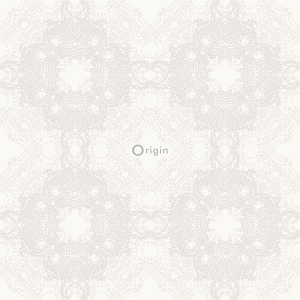 Origin Wallcoverings tapet grafisk form vitt 53 cm x 10,05 m
