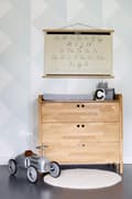 Miniatyrbild 4 av 7: Origin Wallcoverings tapet stora trianglar matt vitt och mintgrönt 53 cm x 10,05 m
