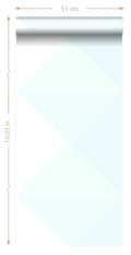 Miniatyrbild 7 av 7: Origin Wallcoverings tapet stora trianglar matt vitt och mintgrönt 53 cm x 10,05 m