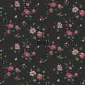 Miniatyrbild 7 av 8: Origin Wallcoverings tapet blommor svart och rosa 53 cm x 10,05 m