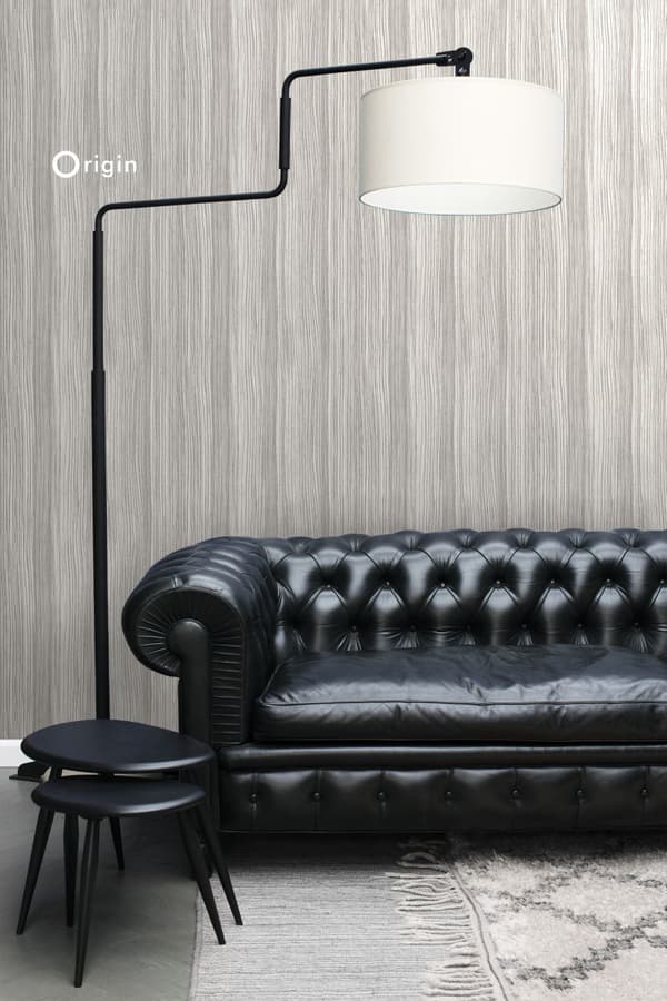 Origin Wallcoverings tapet ränder ljusbrunt 53 cm x 10,05 m