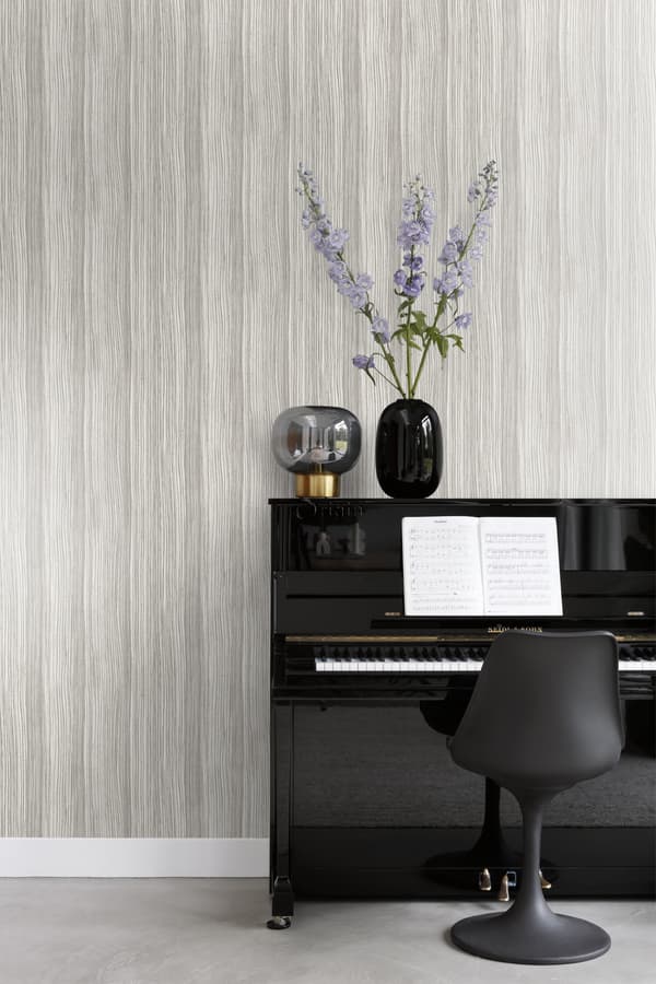 Origin Wallcoverings tapet ränder ljusbrunt 53 cm x 10,05 m