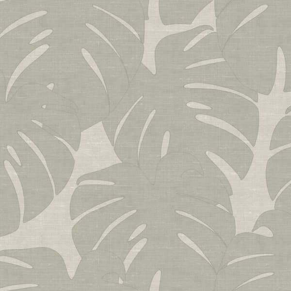 Origin Wallcoverings tapet blad med vävd struktur mörkbeige 0,53 x 10,05 m