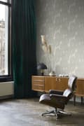 Miniatyrbild 2 av 6: Origin Wallcoverings tapet blad med vävd struktur mörkbeige 0,53 x 10,05 m