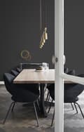 Miniatyrbillede 3 af 8: Origin Wallcoverings tapet linned sort 53 cm x 10,05 m