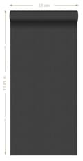 Miniatyrbillede 8 af 8: Origin Wallcoverings tapet linned sort 53 cm x 10,05 m