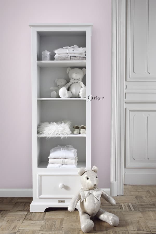 Origin Wallcoverings tapet smala ränder glänsande rosa 53 cm x 10,05 m