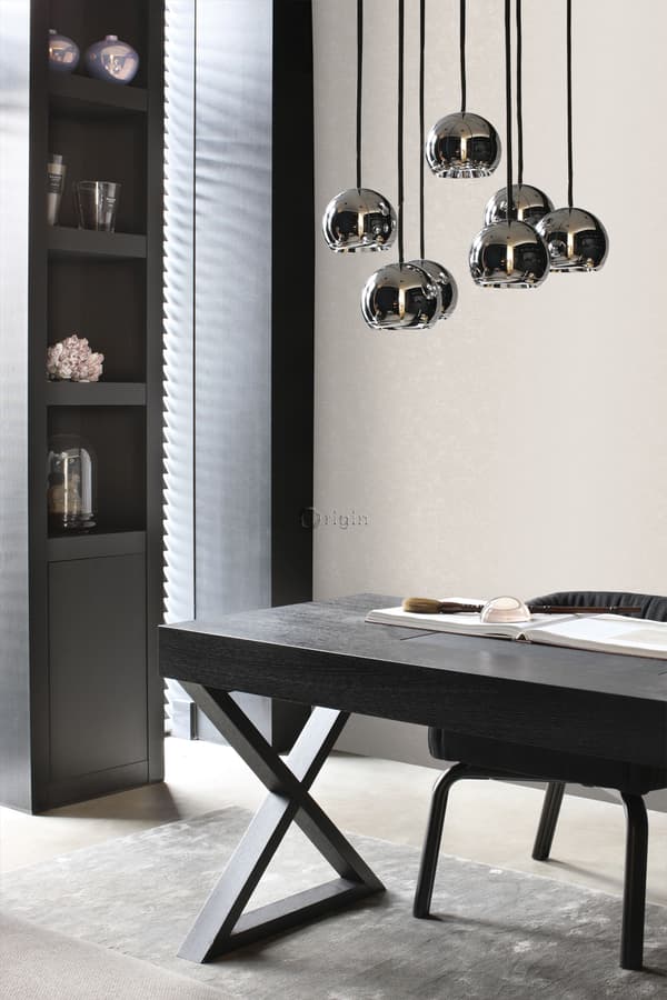 Origin Wallcoverings tapet ensfarvet varmgråt 53 cm x 10,05 m