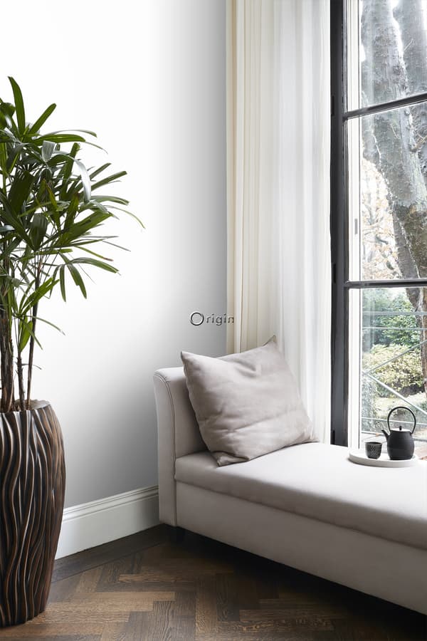 Origin Wallcoverings tapet ensfarvet off-hvidt 53 cm x 10,05 m