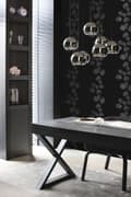 Miniatyrbillede 2 af 8: Origin Wallcoverings tapet blade sort og sølv 53 cm x 10,05 m