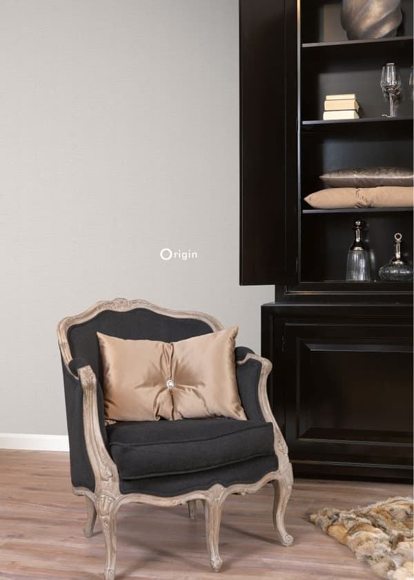Origin Wallcoverings tapet linnestruktur ljusbeige 53 cm x 10,05 m