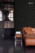 Miniatyrbild 6 av 8: Origin Wallcoverings tapet blommande grenar matt svart och grått 53 cm x 10,05 m