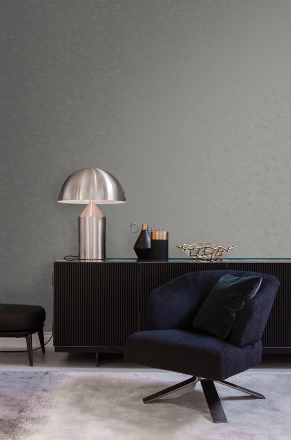 Origin Wallcoverings tapet enfärgad mörkgrått 53 cm x 10,05 m
