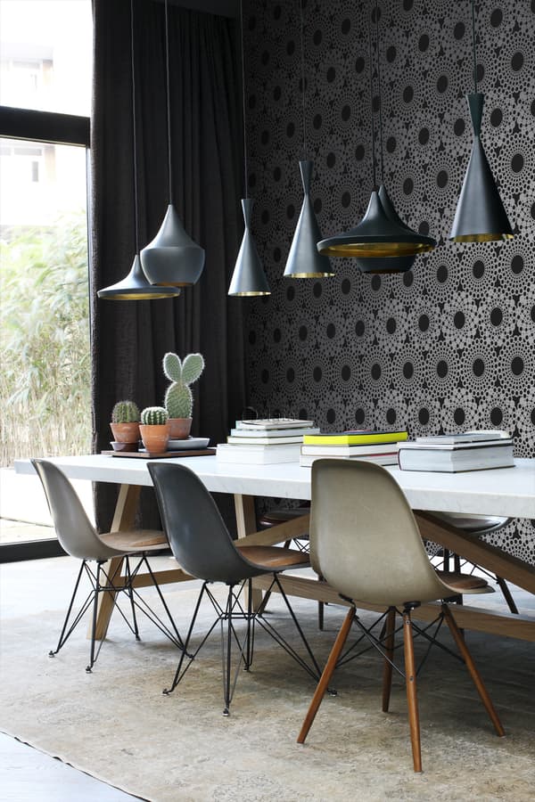 Origin Wallcoverings tapet grafisk form svart 53 cm x 10,05 m