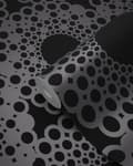 Miniatyrbild 5 av 7: Origin Wallcoverings tapet grafisk form svart 53 cm x 10,05 m