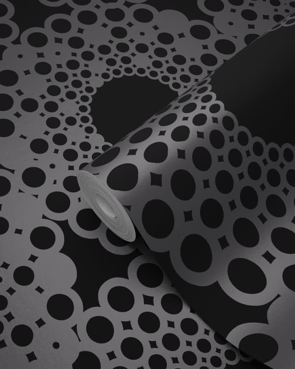 Origin Wallcoverings tapet grafisk form svart 53 cm x 10,05 m