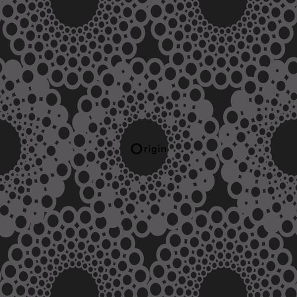 Origin Wallcoverings tapet grafisk form svart 53 cm x 10,05 m