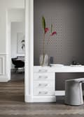 Miniatyrbild 3 av 7: Origin Wallcoverings tapet grafik mörkgrått 53 cm x 10,05 m