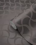 Miniatyrbild 5 av 7: Origin Wallcoverings tapet grafik mörkgrått 53 cm x 10,05 m