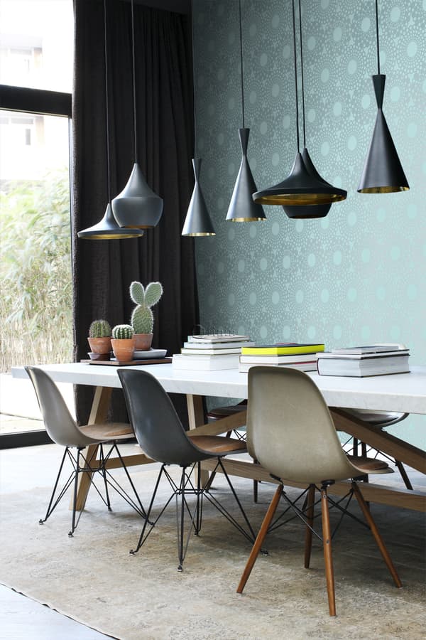 Origin Wallcoverings tapet grafisk form isblått 53 cm x 10,05 m