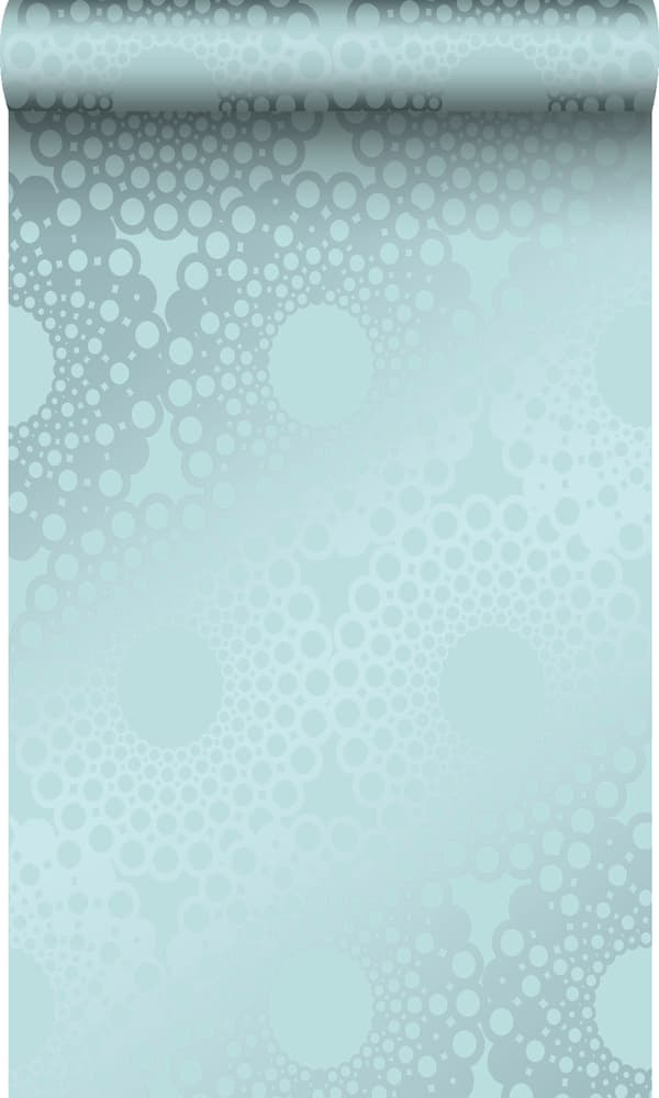 Origin Wallcoverings tapet grafisk form isblått 53 cm x 10,05 m