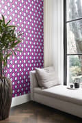 Miniatyrbillede 4 af 7: Origin Wallcoverings tapet Ikat lyserødt 53 cm x 10,05 m