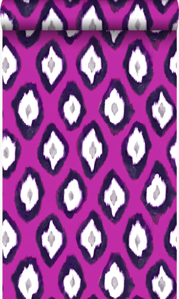 Origin Wallcoverings tapet Ikat lyserødt 53 cm x 10,05 m