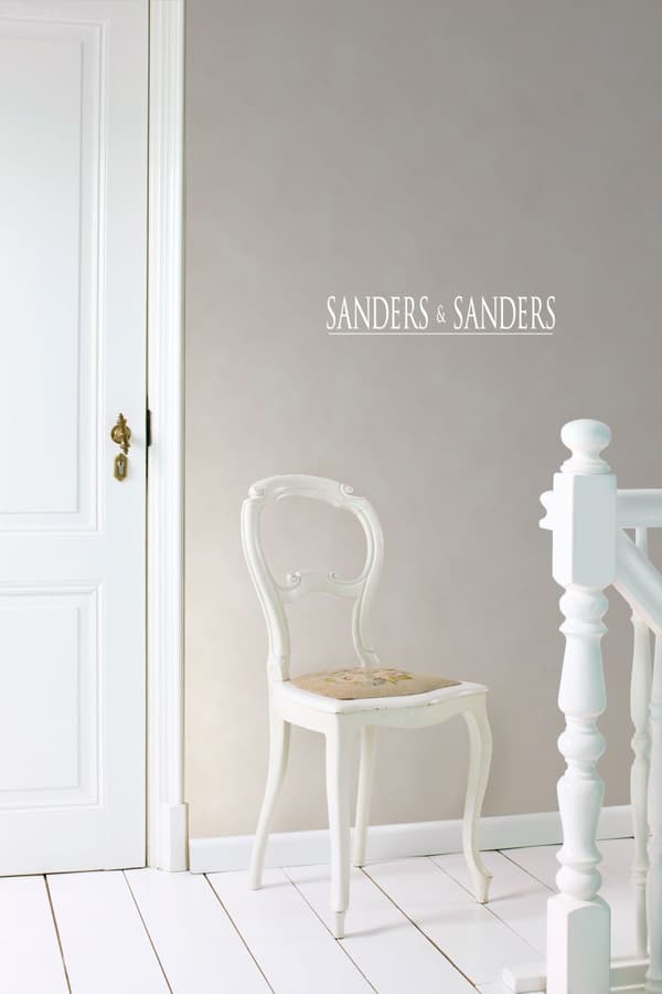 Sanders & Sanders tapet ensfarvet mørkt mudvarpegråt - 935209 - 53 cm x 10,05 m