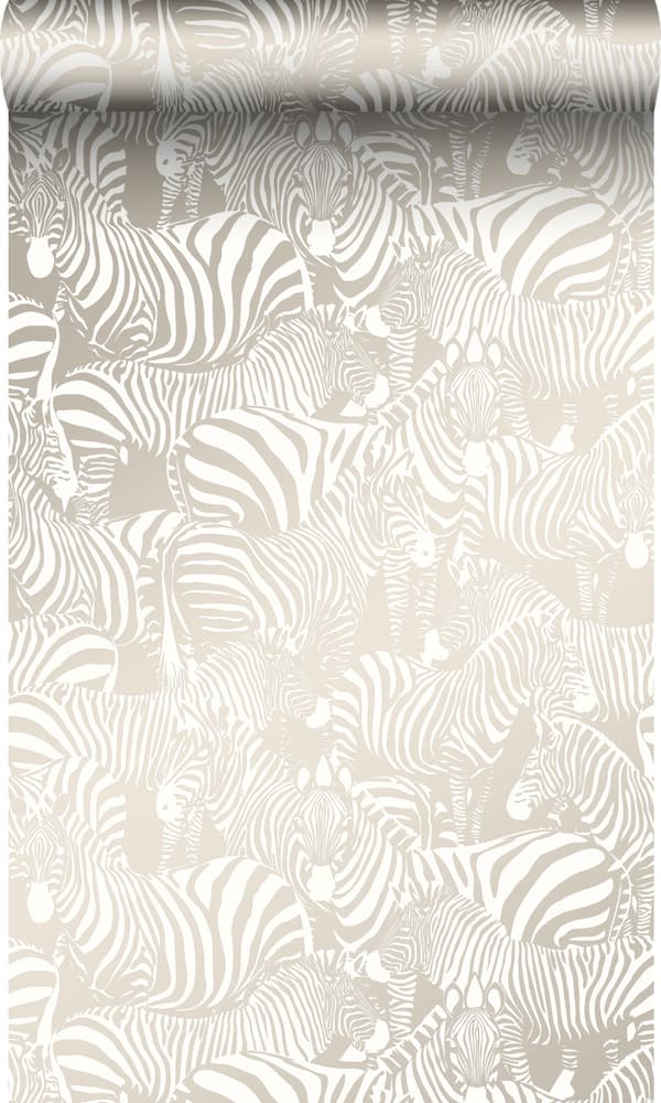 Origin Wallcoverings tapet zebror grått 53 cm x 10,05 m