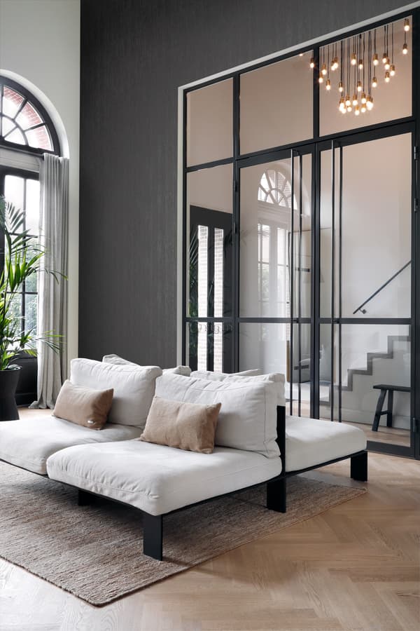 Origin Wallcoverings tapet træplanker med årer sort 53 cm x 10,05 m