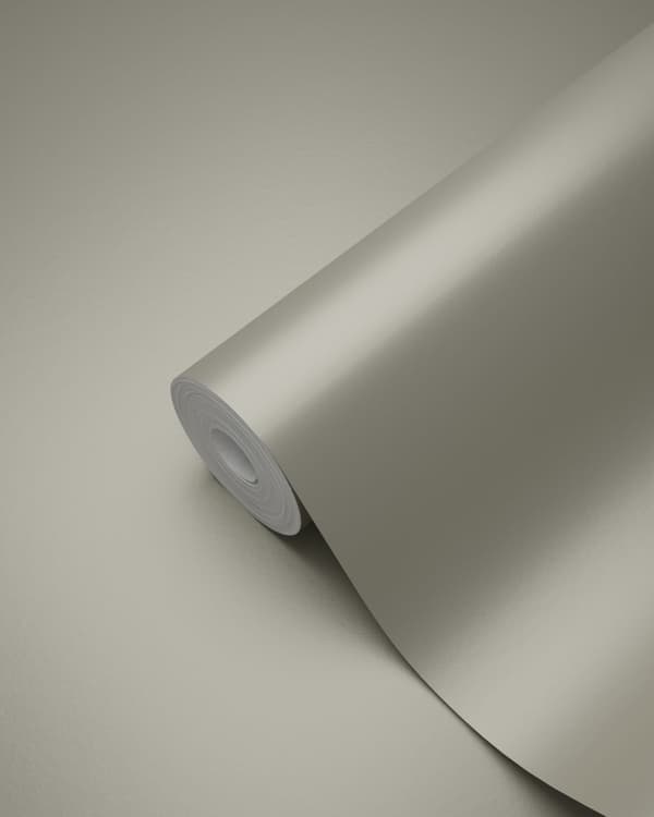 Origin Wallcoverings tapet enfärgad varm silver 53 cm x 10,05 m