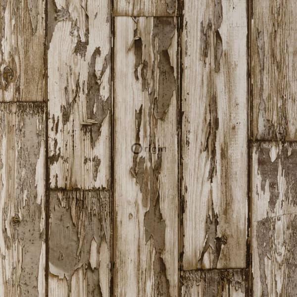 Origin Wallcoverings tapet träplankor brunt 52 cm x 10,05 m
