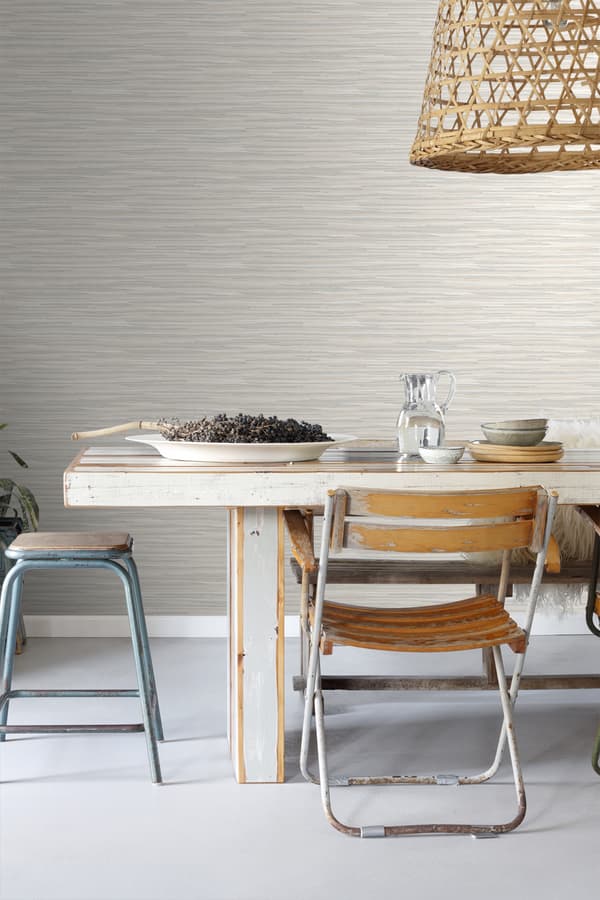 ESTAhome tapet vævet motiv beige 53 cm x 10,05 m