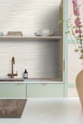 Miniatyrbillede 5 af 8: ESTAhome tapet vævet motiv beige 53 cm x 10,05 m