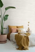 Miniatyrbillede 6 af 8: ESTAhome tapet vævet motiv beige 53 cm x 10,05 m