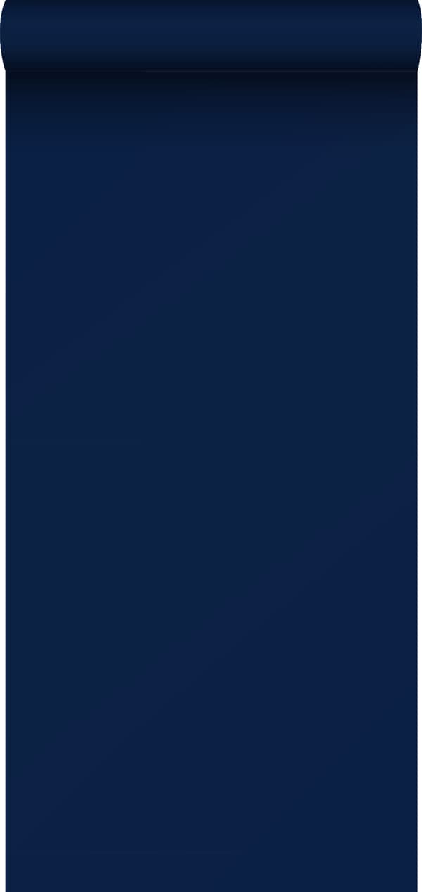 Sanders & Sanders tapet enfärgad marinblått - 935206 - 53 cm x 10,05 m
