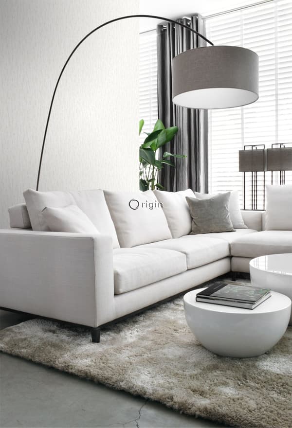 Origin Wallcoverings tapet travertin naturlig kalksten off-hvidt 53 cm x 10,05 m