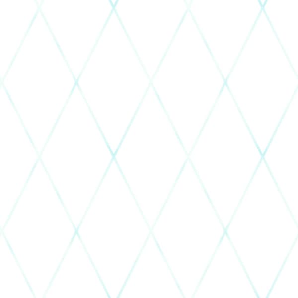 Origin Wallcoverings tapet rombmotiv matt vitt och mintgrönt 53 cm x 10,05 m