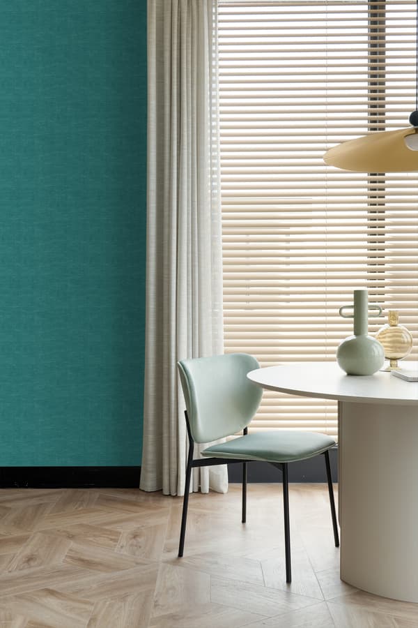ESTAhome tapet linnedstruktur benzinblåt 53 cm x 10,05 m