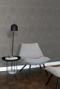 Miniatyrbild 7 av 8: ESTAhome tapet origamimotiv mörkgrått 0,53 x 10,05 m
