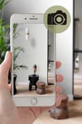 Miniatyrbillede 2 af 8: Origin Wallcoverings tapet grafiske linjer skinnende hvid 0,53 x 10,05 m