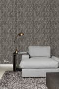 Miniatyrbild 2 av 7: Origin Wallcoverings tapet gamla metalltryckta bokstäver rostbrunt 53 cm x 10,05 m